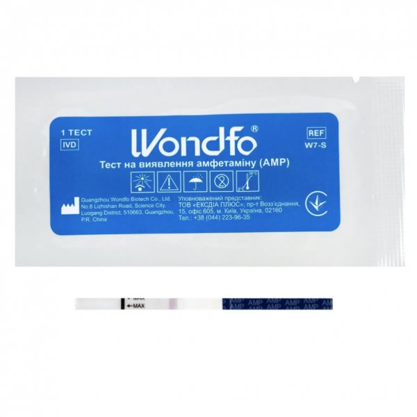 Тест на амфетамін AMP, WONDFO W7-S
